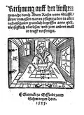 Adam Ries, Rechenung auff der linihen und federn (2nd&nbsp;Ed.), 1525