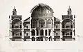 Register House, cross section, Edinburgh