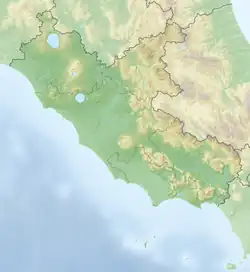 Hadrian's Villa is located in Lazio