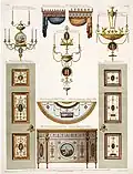 Details for Derby House in Grosvenor Square, an example of the Adam Brothers' decorative designs