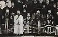 Part of the participants of the 17th Confucius Conference wear hanfu, 1910s.