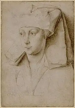 Rogier van der Weyden – Portrait of a Young Woman, c. 1440