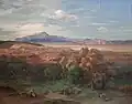 Thebes, 1842 by Carl Rottmann
