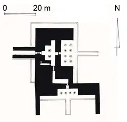 Floorplan of the valley temple