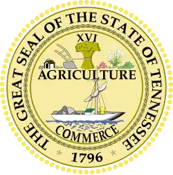 Official seal of Tennessee