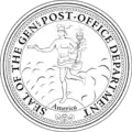 Seal of the United States Post Office Department from 1792 to 1837.
