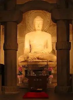 Korean Seokguram Cave Buddha, c. 774 CE.