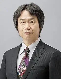 Head shot of Shigeru Miyamoto in 2015