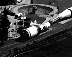 Trainer on display at the US Space & Rocket Center, 1982