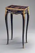 Table (Rococo Revival); c.1880; wood, ormolu and lacquer; 68.9 x 26.99 x 38.42&nbsp;cm; Los Angeles County Museum of Art (Los Angeles, USA)