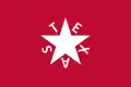 Speculative design of the amended Zavala flag based on the July 7, 1836 issue of The New York American[31]