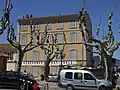 Old gendarmerie station; popular spot for photographs[49] (cf. Le Gendarme de Saint-Tropez)