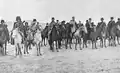 1914, Staff of Armenian volunteers; Khetcho, Dro, and Armen Garo