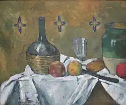 Paul Cézanne Still Life: Flask, Glass, and Jug, 1877