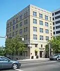 The historic Exchange Bank Building, considered to be the city's first highrise building