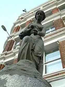 Temperance statue