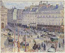 La Place du Havre (1893) by Camille Pissaro