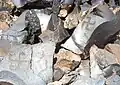 The petroglyph with swastikas, Gegham mountains, Armenia, circa 8,000–5,000 BCE[95]