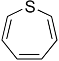 Structure of thiepine