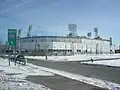 An empty Tiger Stadium in January 2005