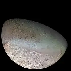 Voyager 2 color mosaic of Triton