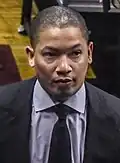 Tyronn Lue was the Cavaliers head coach from 2016–2018, leading the team to the 2016 NBA Championship