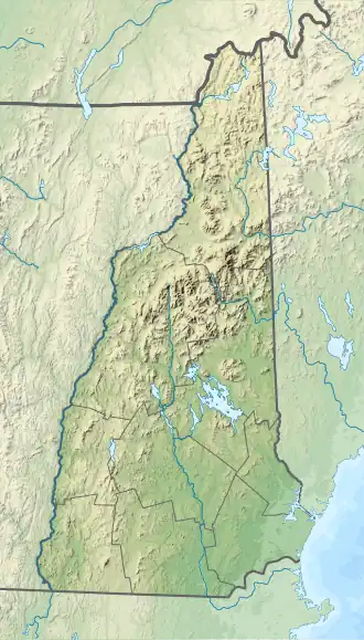 Mount Washington is located in New Hampshire