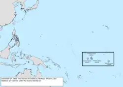 Map of the change to the United States in the Pacific Ocean on December 27, 1859