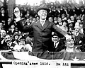 Woodrow Wilson opens the season at Griffith Stadium, April 20, 1916.