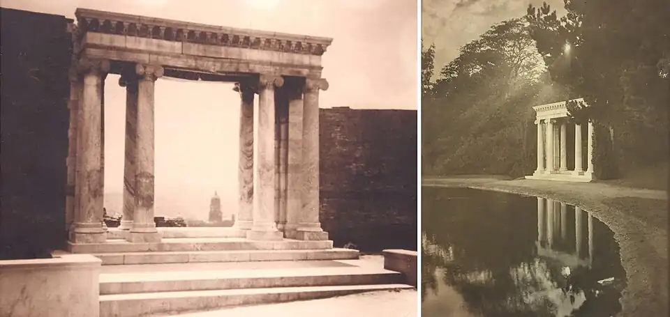 Portals of the Past: Portals of the Past, original location and after being moved to Golden Gate Park