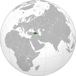Location of United Armenia