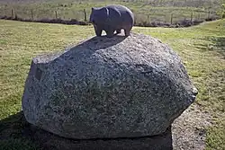 Wombat sculpture, Wombat, New South Wales, unveiled April 2002