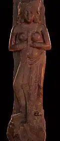 Namaste (yakshi salabhanjika), c. 100 BCE, Satna, Madhya Pradesh