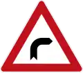 Sign 103-20 Curve (right)
