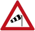 Sign 117-10 Crosswind