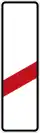 162: One-stripe Beacon about 80&nbsp;m before Level Crossing (right)