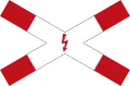 204: Railway Crossbuck with Overhead Wires