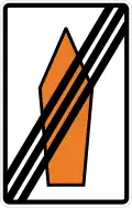 Sign 467.2 End of detour or bypass (symbol)
