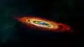The Andromeda Galaxy, taken in Infared-Radio