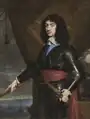 Portrait of King Charles II of England, painted by Philippe de Champaigne