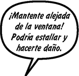 RAINA: Ven. Te prestaré una muda de ropa seca.